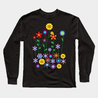 Colourful flowers Long Sleeve T-Shirt